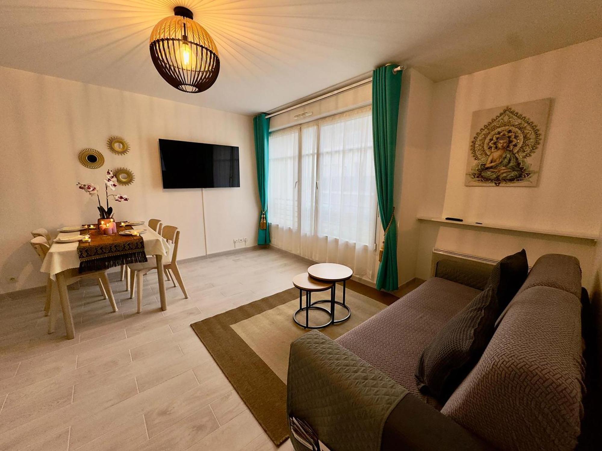 Appartement Magnolia 40M2, Parking Et Wifi Gratuit Montévrain Buitenkant foto